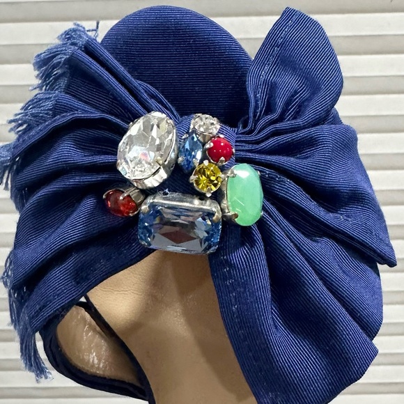 🌺CHRISTIAN LOUBOUTIN🌺 Marie Anne 55 Embellished Sandals Size: 35 - Picture 13 of 15